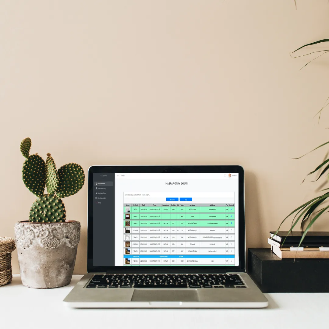 Codiva Masraf Takip ve Onay Sistemi